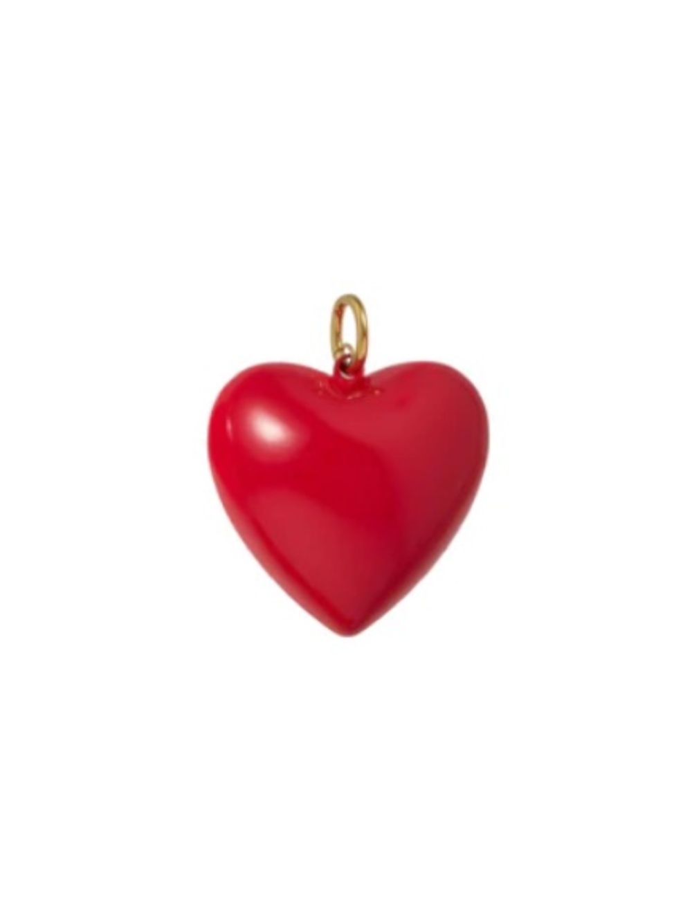 NWOT Roxanne The Big Puffy Heart Charms - Red